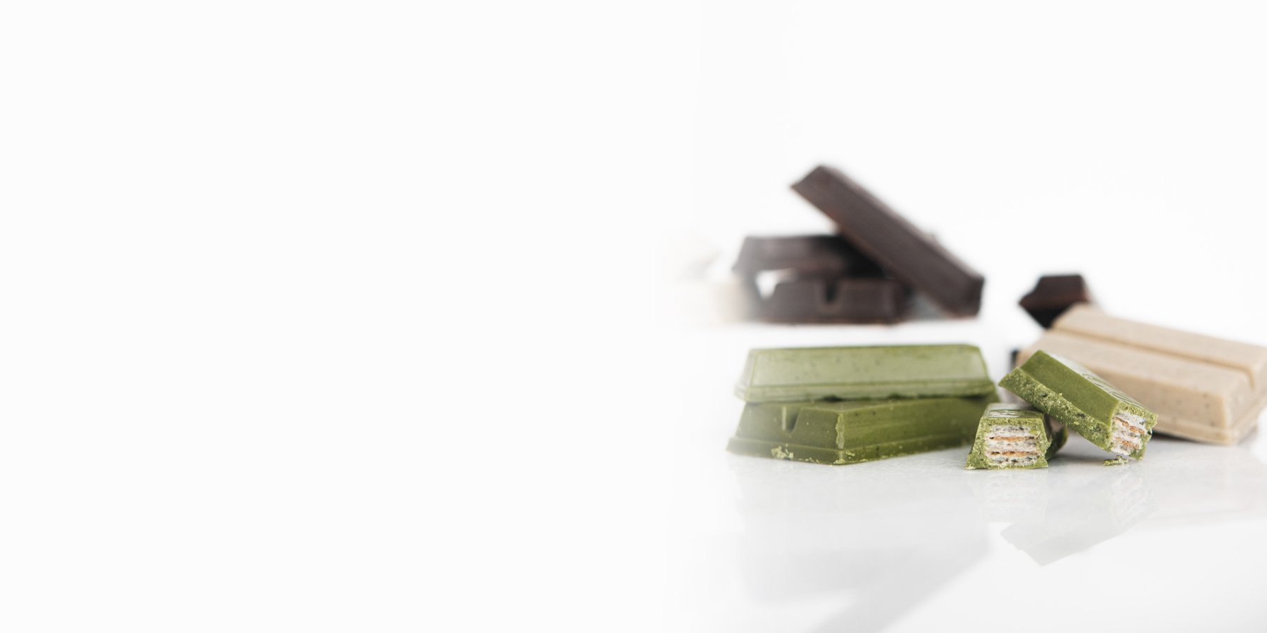 Matcha & Hojicha chocolate | Calia